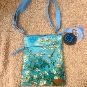 New Robin Ruth Passport Floral BagAlmond Blossom (Van Gogh)